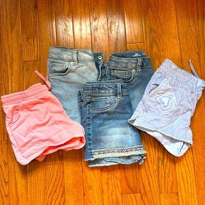 Lot of Girls Shorts size 8 Cat and Jack, Carters